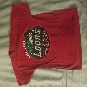 Great Lakes Loons Youth Medium Shirt. Los Angeles Dodgers.